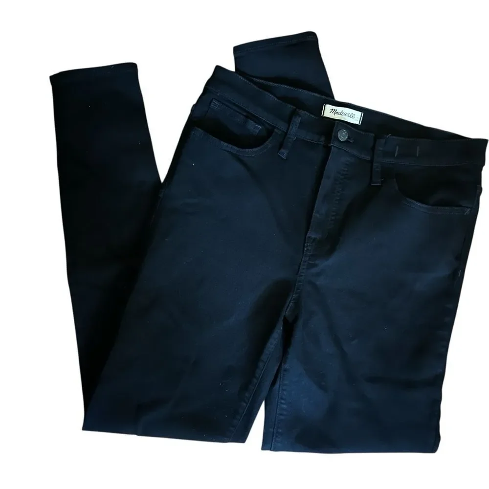 MADEWELL Roadtripper Black Denim Skinny Jeans Women's 31T